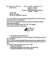 Đề đề xuất kiểm tra chất lượng học kỳ I môn Vật lý Lớp 9 - Năm học 2012-2013 - Phòng GDĐT Tân Hồng (Có đáp án)